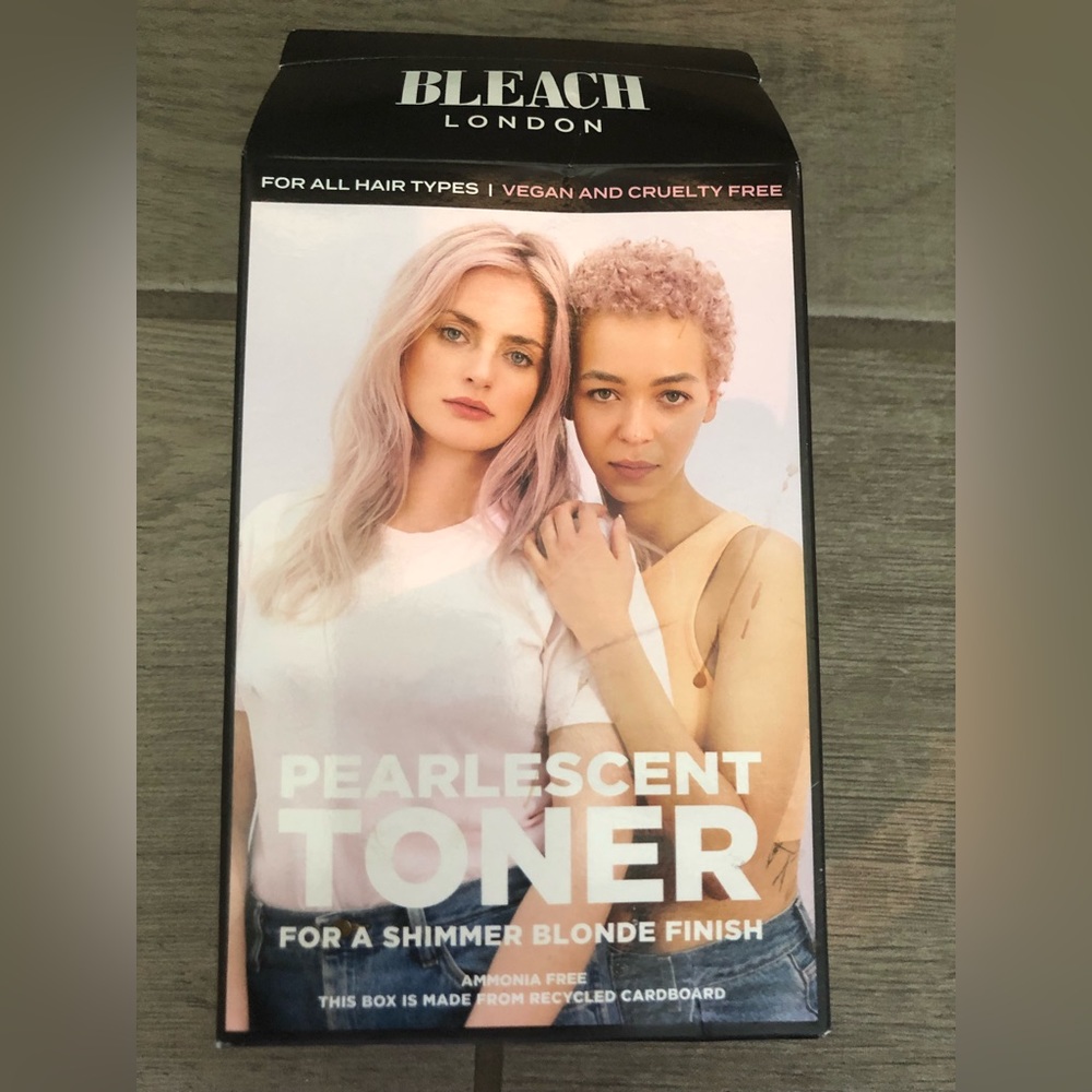 Bleach London Semi-Permanent Pearlescent Toner Finish Hair Color Vegan Free